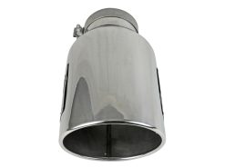aFe Power Universal 5in Inlet 8in Outet MACH Force-XP Clamp-On Exhaust Tip - Polished - Image 3