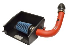 Alternative view of Injen 2015-2017 Polaris Slingshot 2.4L 4 Cyl Wrinkle Red Short Ram Intake w/ Heat Shield