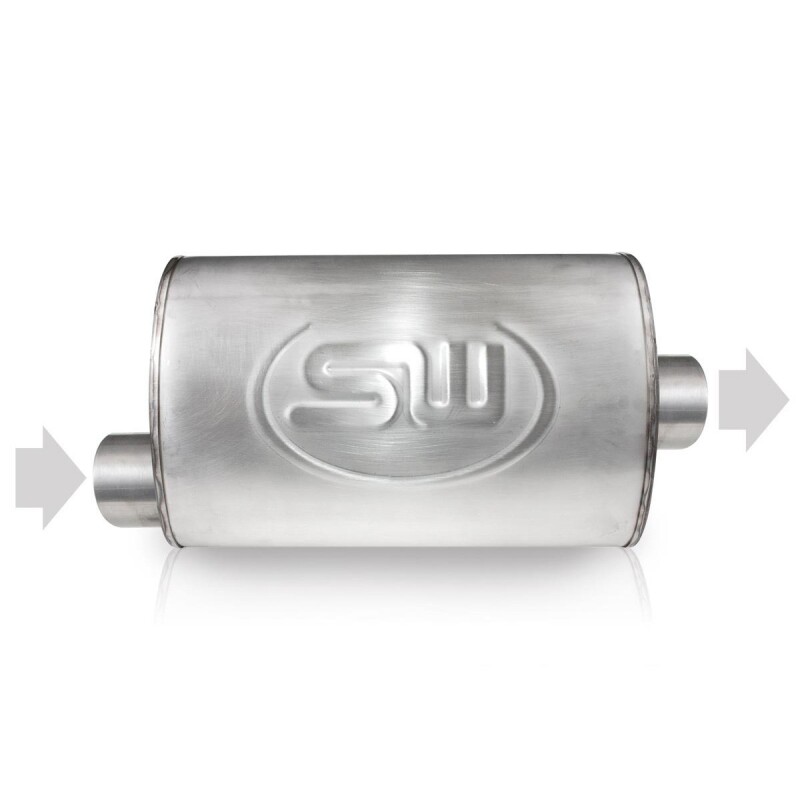 Stainless Works 2.5in ID OFFSET INLET/ 2.5in OD CENTER OUTLET 4inX8in - Image 2