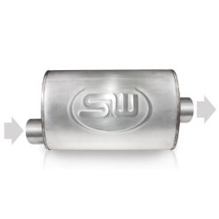 Stainless Works 2in ID OFFSET INLET/ 2in OD CENTER OUTLET 4inX8in - Image 2
