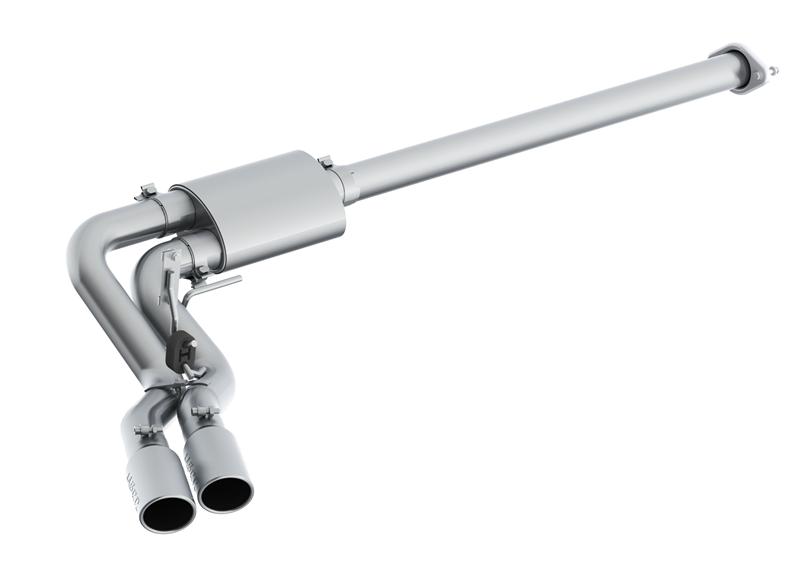 MBRP 15-16 Ford F-150 2.7L/3.5L/5.0L 3in Cat Back Single Side Pre-Axle Dual Exit T304 - Image 3