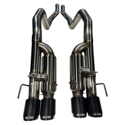 Kooks 09-13 Chevrolet Corvette Z06/ZR1 3in. Valved Axle-Back Exhaust w/ SS Tips - Image 4