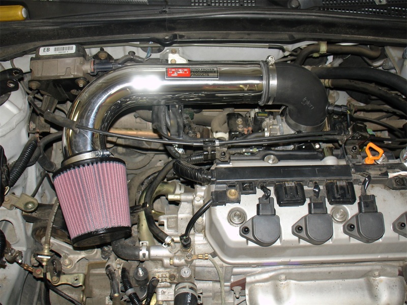 Injen 01-04 Civic Dx Lx Ex Hx Polished Short Ram Intake - Image 8