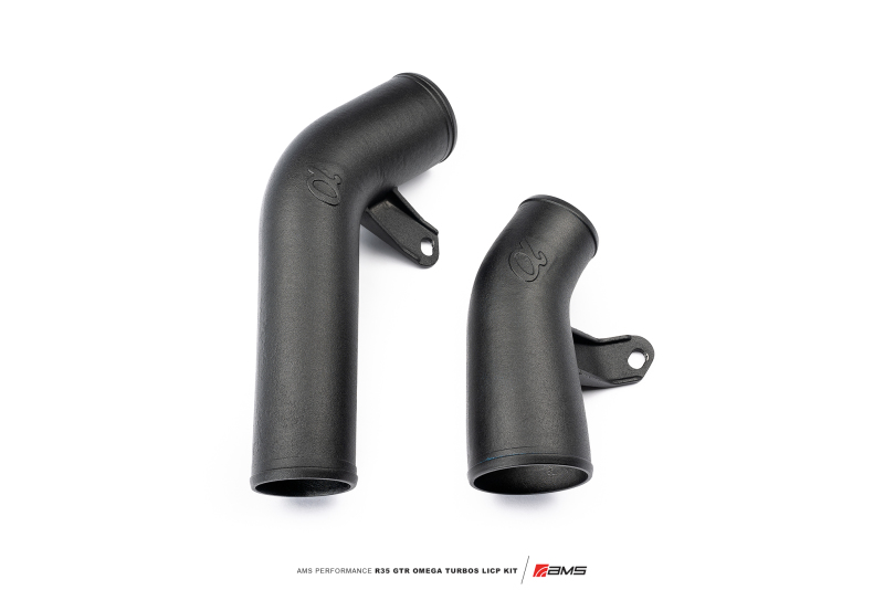 AMS Performance Nissan R35 GTR Omega Turbo Kit 3in Lower Intercooler Pipes - Image 3
