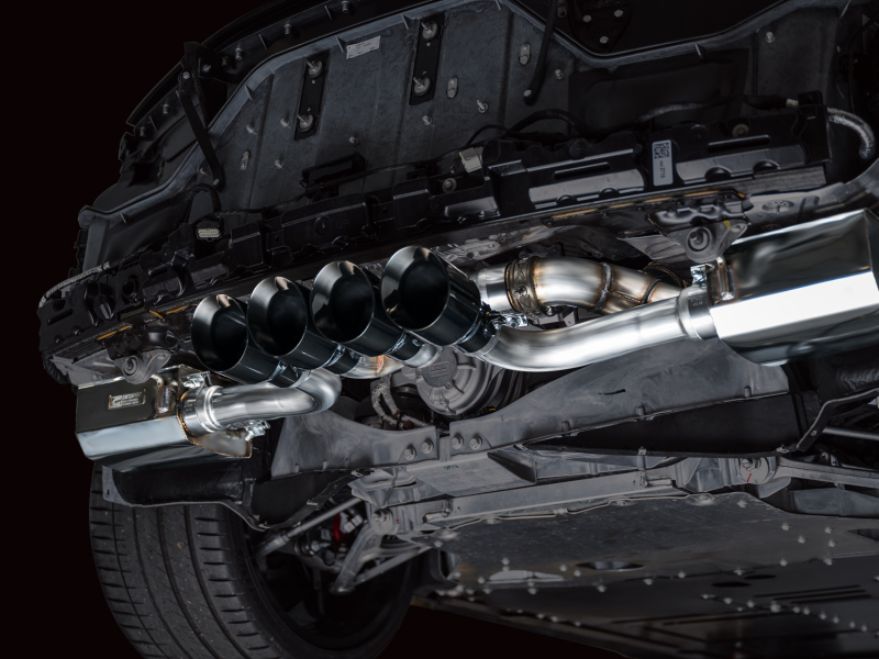 AWE 2023 C8 Corvette Z06 SwitchPath Cat-Back Exhaust - Diamond Black Tips - Image 22