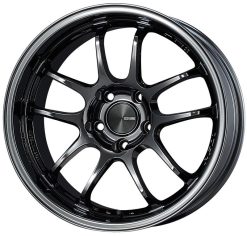 Alternative view of Enkei PF01EVO 18x10.5 15mm Offset 5x114.3 75mm Bore Matte Black Wheel Special Order / No Cancel