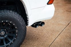 Alternative view of Corsa 22-24 Toyota Tundra 4WD 3in Sport Cat-Back Side Exit Exhaust System w/ Twin 4in BlackPVD Tips