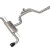 aFe Gemini XV 3in to 2 1/2in 304 SS Cat-Back Exhaust 22-23 Volkswagen GTI (MK8) 2.0L w/ Black Tips