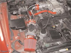 Injen 92-95 SC400 w/ Heat Shield Polished Short Ram Intake - Image 6