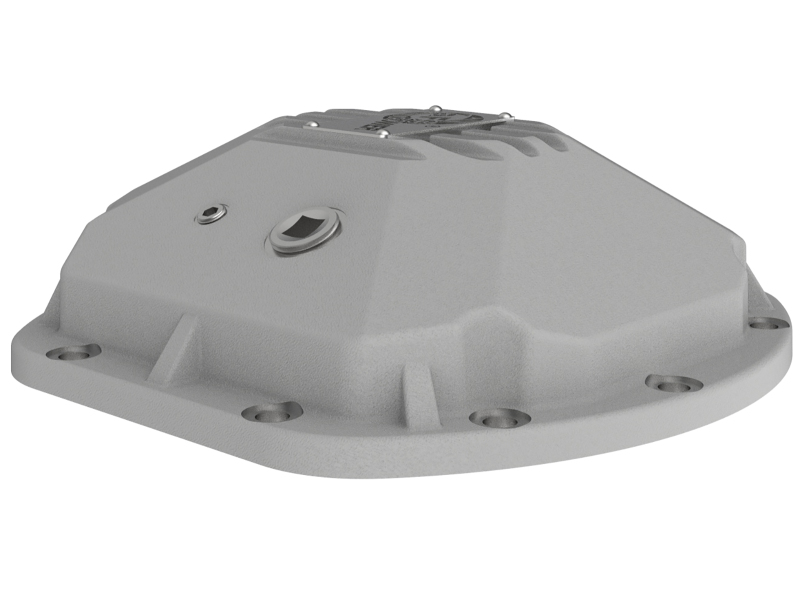 aFe 97-18 Jeep Wrangler TJ/JK Dana 30 Street Series Differential Cover w/ Machined Fins - Raw - Image 5