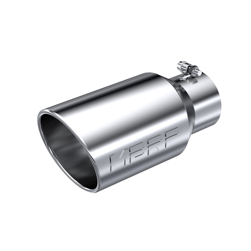 MBRP Universal Tip 6 O.D. Angled Rolled End 4 inlet 12 length - Image 2