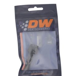 Alternative view of DeatschWerks 6AN Female Flare Swivel to 3/8in Male EFI Quick Disconnect - Anodized Matte Black