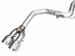 AWE 2024 Ford Mustang Dark Horse S650 RWD Track Edition Catback Exhaust w/ Quad Chrome Silver Tips - Image 9