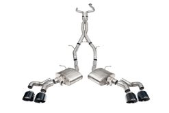 Corsa 2022-2024 Cadillac CT5-V Blackwing 3in. Cat-Back w/ Act. Exh. Dbl. X-Pipe Twin 4.5in. Tips