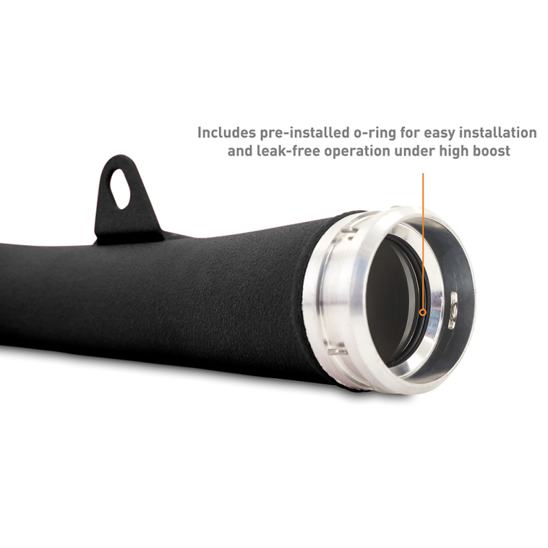 Mishimoto 2022+ Subaru WRX Charge Pipe Micro - Wrinkle Black - Image 3