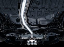 AWE Tuning 2023 Honda Civic Type R FL5 Track Edition Exhaust w/ Triple Chrome Silver Tips - Image 5