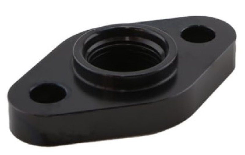 Turbosmart Billet Turbo Drain Adapter w/ Silicon O-Ring 52.4mm Mounting Hole Ctr Universal Fit - Image 2
