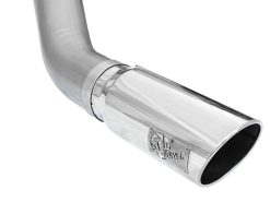 aFe MACHForce XP Exhaust Large Bore 5in DPF-Back SS 13-15 Dodge Trucks L6-6.7L (td) *Polish Tip - Image 6