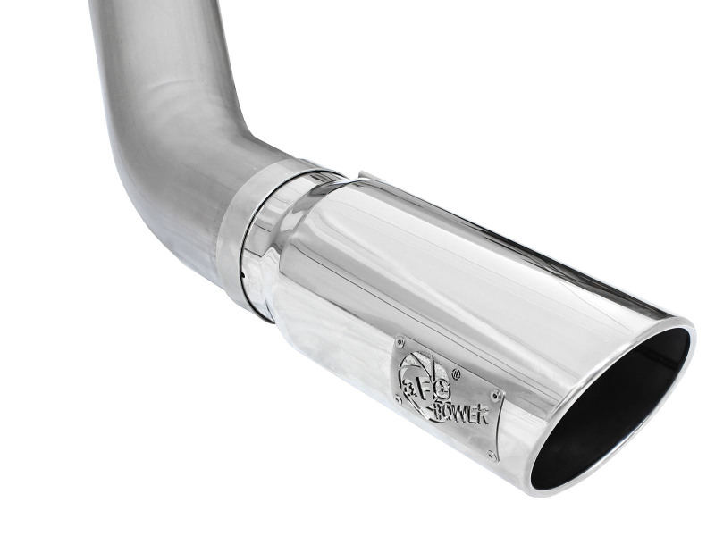 aFe MACHForce XP Exhaust Large Bore 5in DPF-Back SS 13-15 Dodge Trucks L6-6.7L (td) *Polish Tip - Image 6