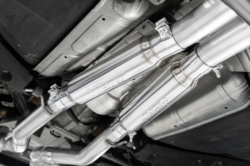 MBRP 16-22 Infiniti Q50 3.0L RWD/AWD 3in Cat-Back Dual Split Rear Street Version T304 - Image 4