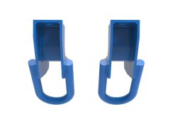aFe Toyota Tundra 2022 V6-3.5L (tt) Front Tow Hook Blue - Image 3