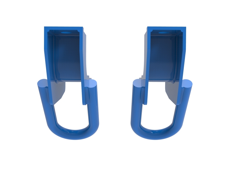 aFe Toyota Tundra 2022 V6-3.5L (tt) Front Tow Hook Blue - Image 3