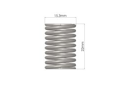 Alternative view of GFB DV+ Replacement Piston Spring