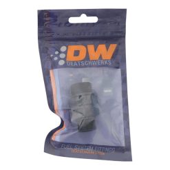 Alternative view of DeatschWerks 8AN ORB Male to 10AN ORB Male Swivel Adapter - Anodized Matte Black