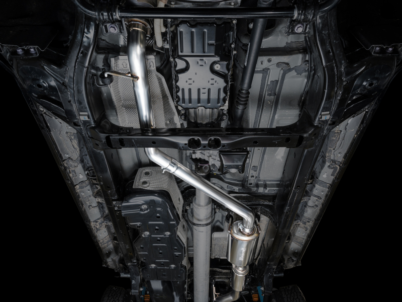 AWE Exhaust for 4th Gen Toyota Tacoma Dual Diamond Black Tips - Image 6