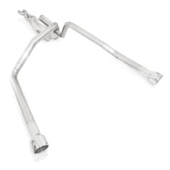 Alternative view of Stainless Works 2006-09 Trailblazer SS 6.0L 2-1/2in Chambered Exhaust X-Pipe Side Bumper Exit