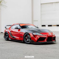 Seibon 2020 Toyota Supra TD-Style Carbon Fiber Rear Spoiler - Image 8