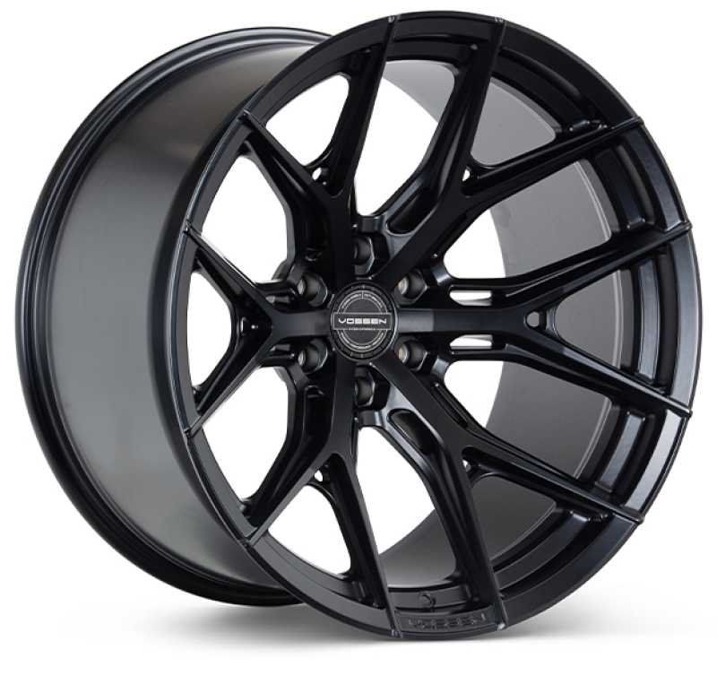 Vossen HF6-4 18x9 / 6x135 / ET0 / Super Deep / 87.1 CB - Satin Black Wheel