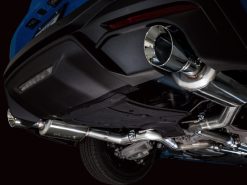 Alternative view of AWE 2024 Ford Mustang GT Fastback S650 RWD Touring Catback Exhaust w/ Dual Chrome Silver Tips