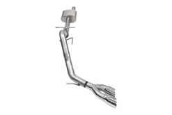 Corsa 2024-2025 Ford Ranger 3in Cat-Back Exhaust 4in Polished Pro-Series Slash Cut Twin Tip