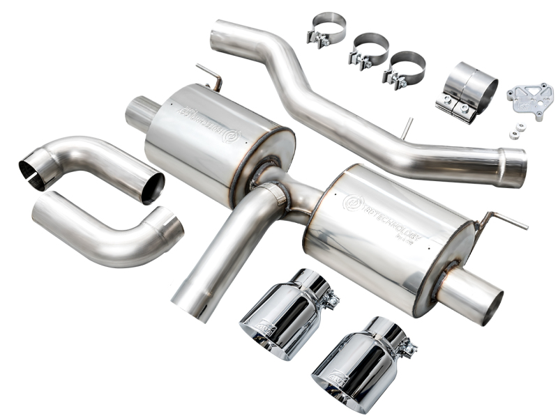 AWE 19-23 BMW 330i / 21-23 BMW 430i Base G2X Touring Axle Back Exhaust - Chrome Silver - Image 11