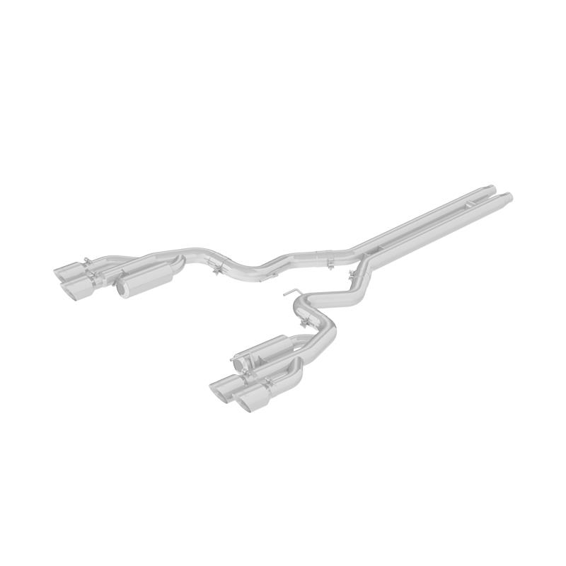MBRP 18-19 Ford Mustang GT 5.0 3in Cat Back Quad Tip Race Version - T304 - Image 3