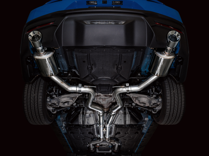 AWE 2024 Ford Mustang GT Fastback S650 RWD Touring Catback Exhaust w/ Dual Chrome Silver Tips - Image 11