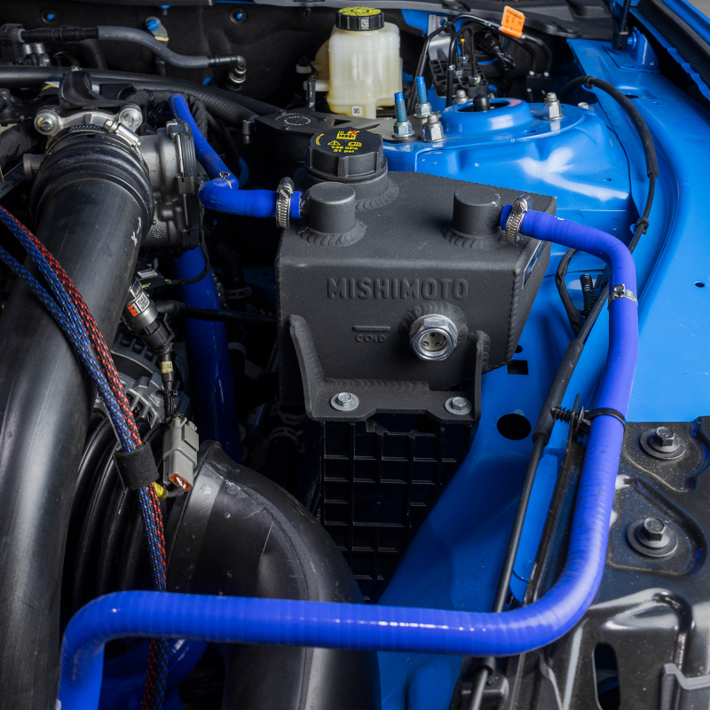 Mishimoto 2024+ Ford Mustang 2.3L Silicone Coolant Hose Kit - Blue - Image 6