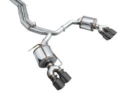 AWE Tuning 19-23 Audi C8 S6/S7 2.9T V6 AWD Touring Edition Exhaust - Diamond Black Tips - Image 12