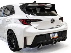 AWE 23-24 Toyota GR Corolla Track Edition Catback Exhaust - Chrome Silver Tips - Image 7