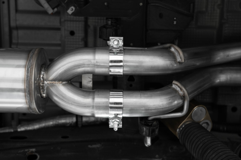 MBRP 22-23 Chevrolet/ GMC 1500 Silverado/ Sierra ZR2/AT4X 6.2L 2.5in Turn Down 3in Cat Back Exhaust - Image 4
