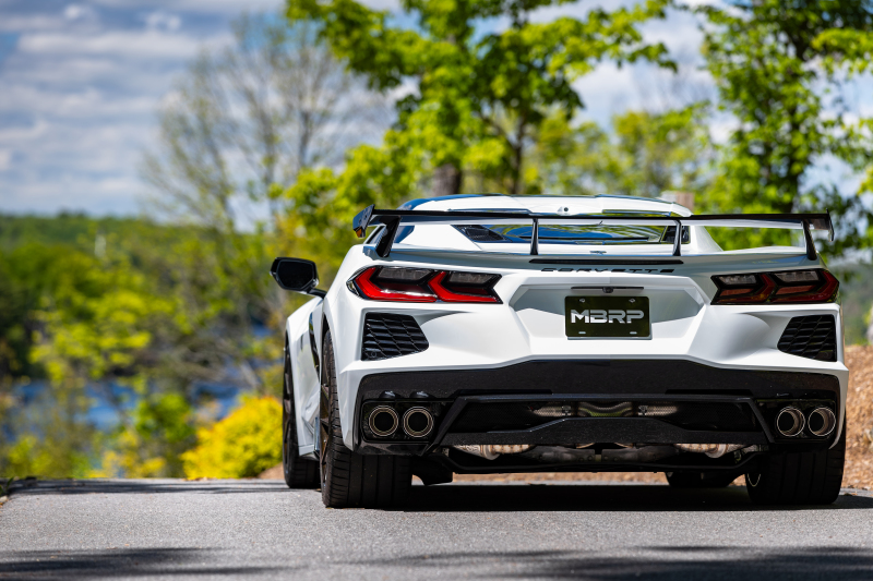 MBRP 20-24 Chevrolet Corvette C8 3in Active Cat Back Quad Split Rear Exit Exhaust w/ AFM Sims - Image 2