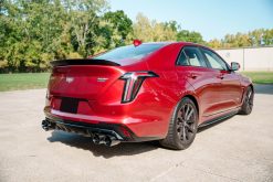 Alternative view of Corsa 22-25 Cadillac CT4 V Blackwing 3in Active Valve Cat-Back - 4.5in Carbon Fiber Black Tip