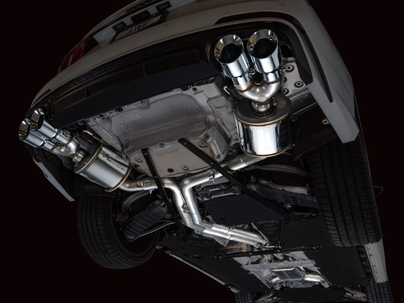 AWE Tuning 19-23 Audi C8 S6/S7 2.9T V6 AWD Touring Edition Exhaust - Chrome Silver Tips - Image 5