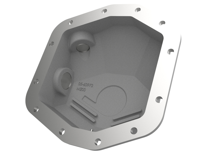 aFe Power Street Series Rear Differential Cover Raw w/Machined Fins 18-21 Jeep Wrangler JL Dana M200 - Image 4
