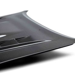 Seibon 12-15 Toyota Tacoma TS-Style Carbon Fiber Hood - Image 7