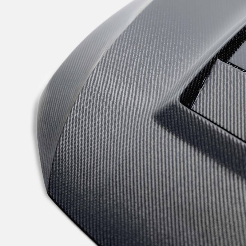Seibon 2022-2023 Volkswagen Golf GTI/R DV-Style Carbon Fiber Hood - Image 4