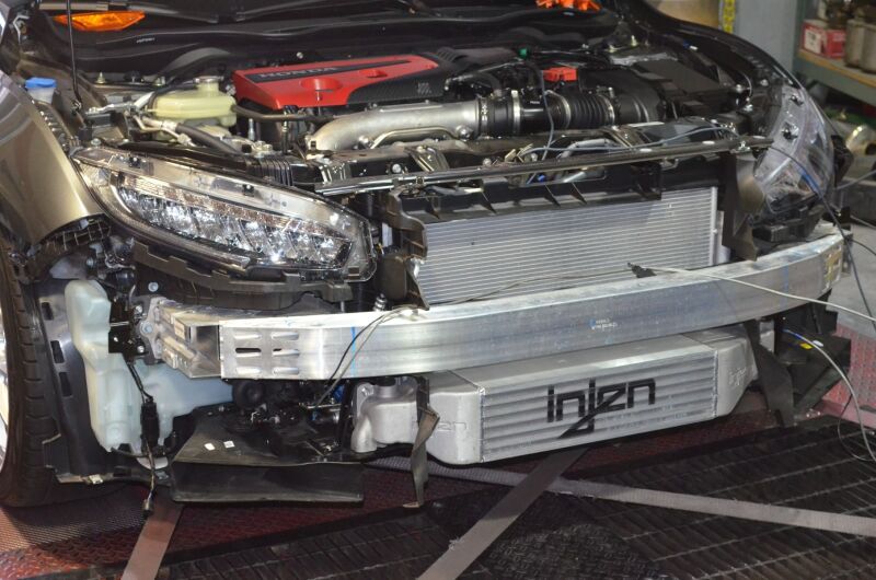 Injen 17-20 Honda Civic Type-R (FK8) I4 2.0L Bar and Plate Front Mount Intercooler - Image 15