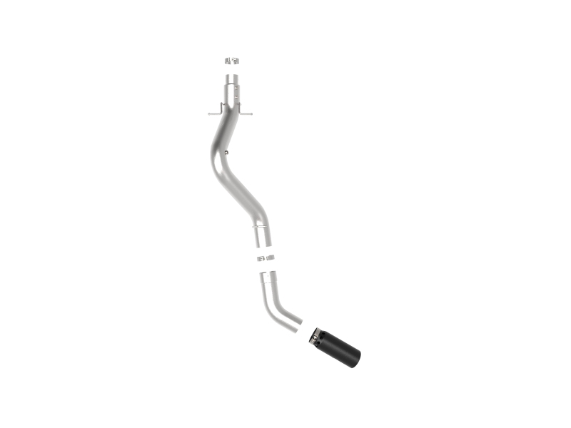aFe Large Bore-HD 5 IN 409 SS DPF-Back Exhaust System w/Black Tip 20-21 GM Truck V8-6.6L - Image 3