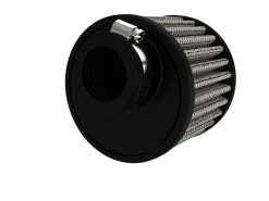 Alternative view of aFe MagnumFLOW Crankcase Vent Filter 1.25F x 3.75B x 3.75T x 3H